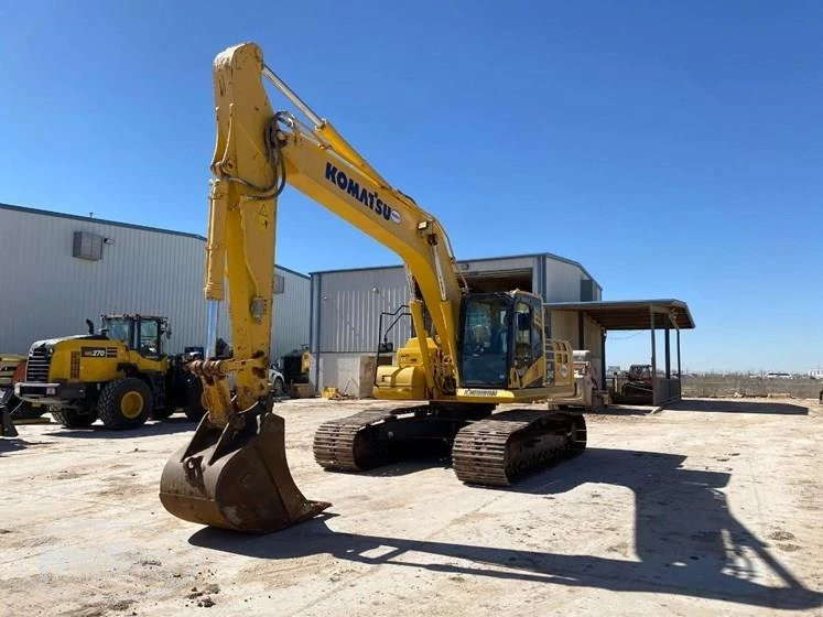 Side of used Komatsu Excavator